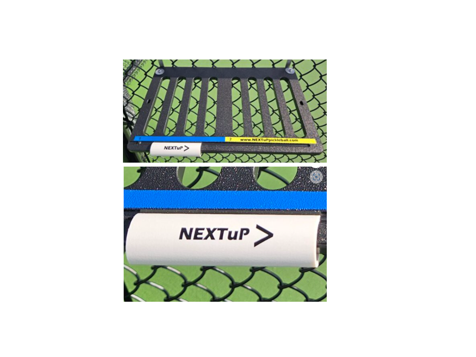 Replacement Slider Flat Black Rack - “NEXTuP” indicator slider