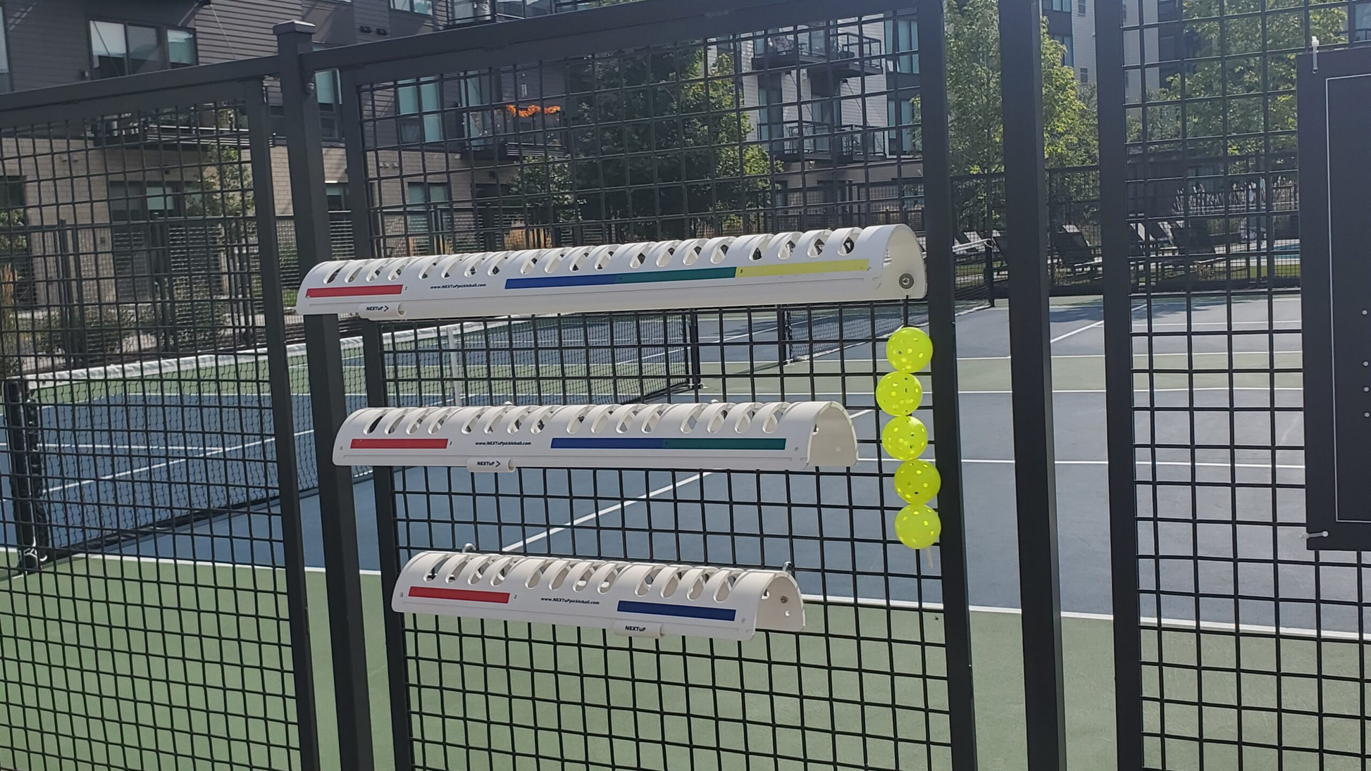 Ball Storage at the Rack "The Pickle-Line"
