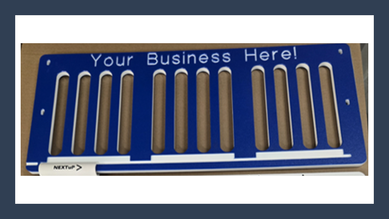 Demo Model Flat Rack – Blue 12-paddle only. One left