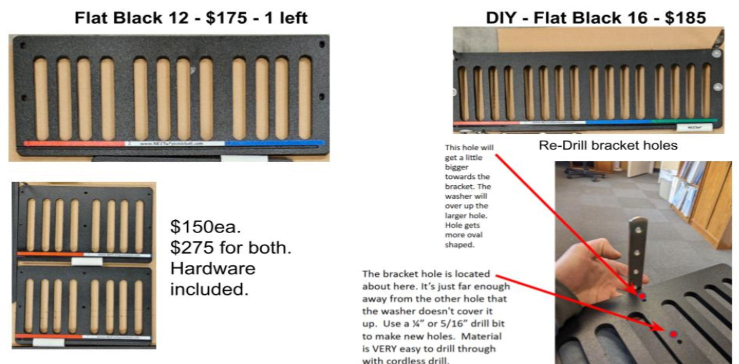 Save BIG! Scratch & Dent Racks! Contact us for availability.
